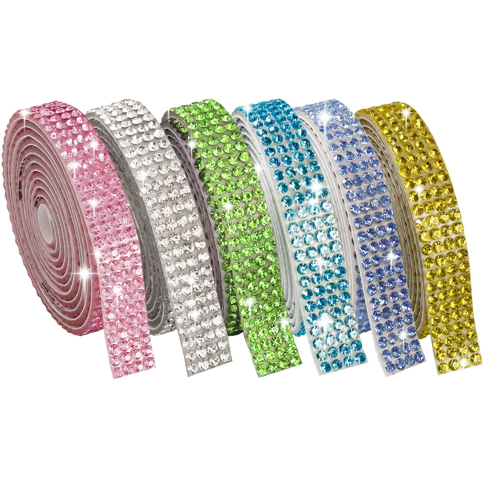 25-Color,16-Size,1Yard,Diamond sticker, comes with glue,length90cm