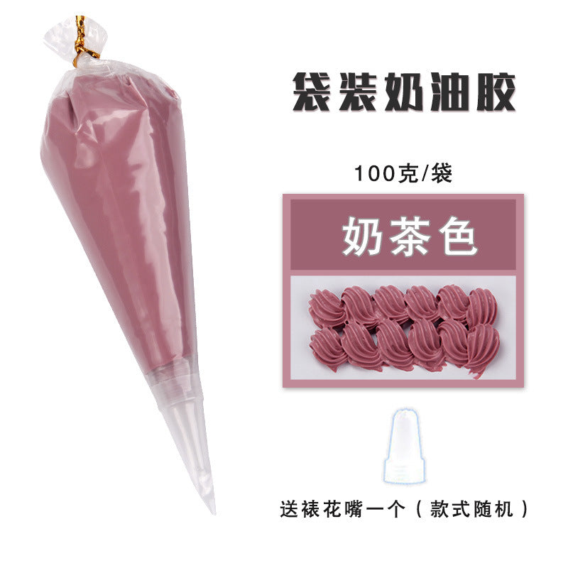 MOQ10, Cream glue, DIY phone case, 100g bag of cream glue Abubu