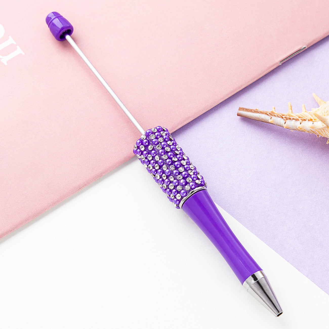 42-colour diamond &amp; diamond&nbsp; colorful-pearl DIY beaded pen