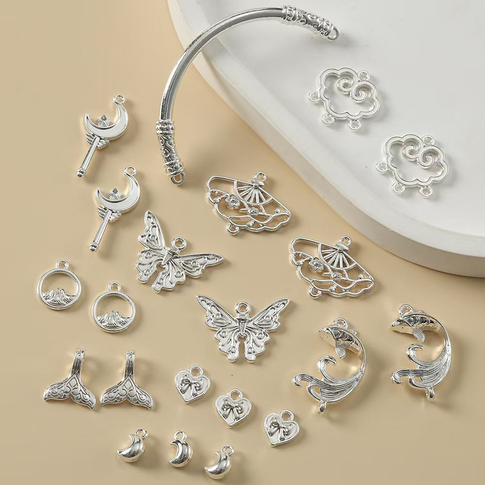 Golden and silver  color accessories