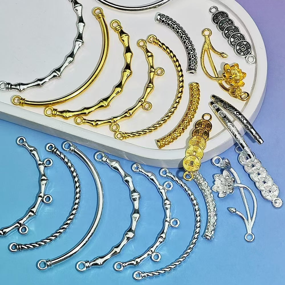 Golden and silver  color accessories