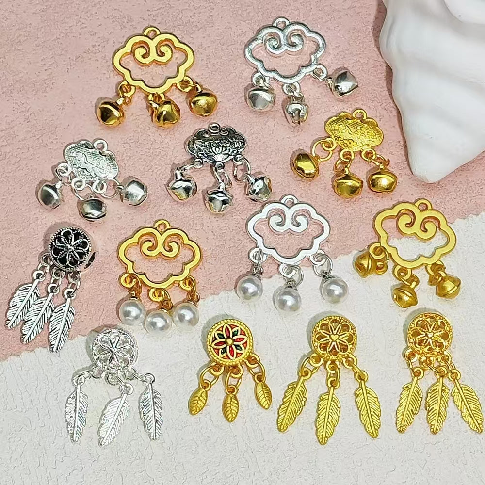 Golden and silver  color accessories