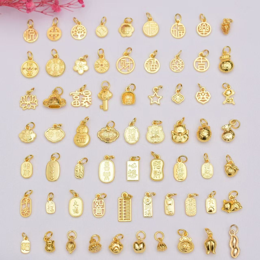 Golden and silver  color accessories