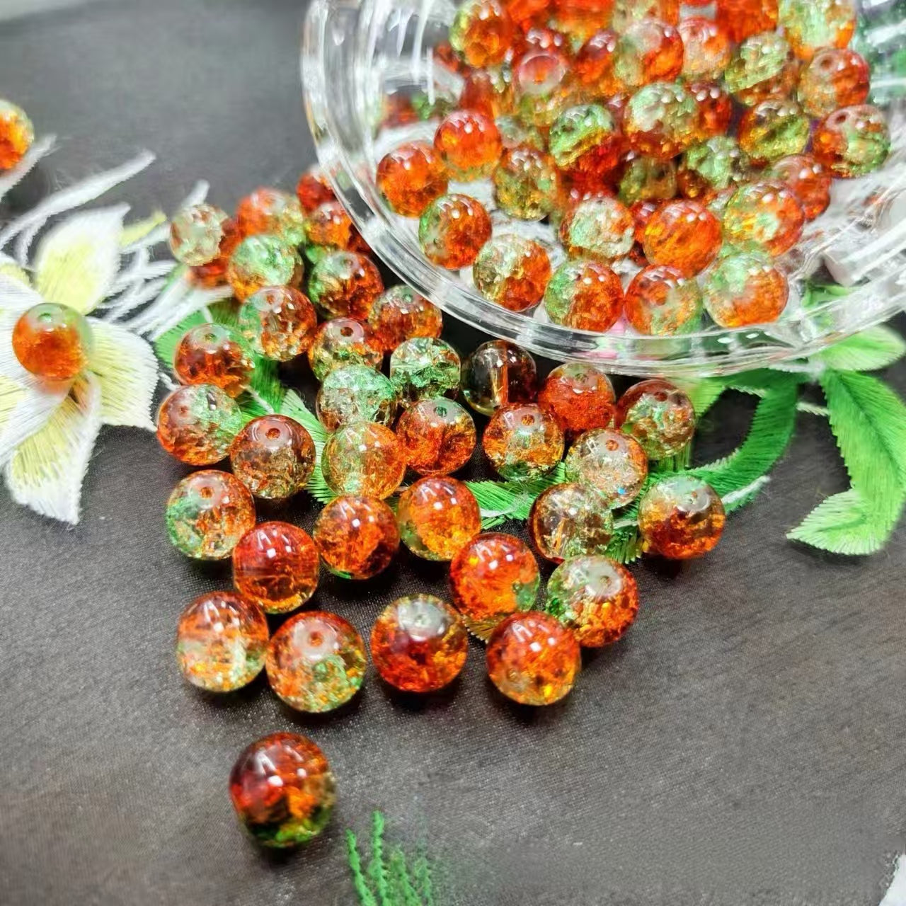 Lucky Bag,Colored Glass beads(Open in live)