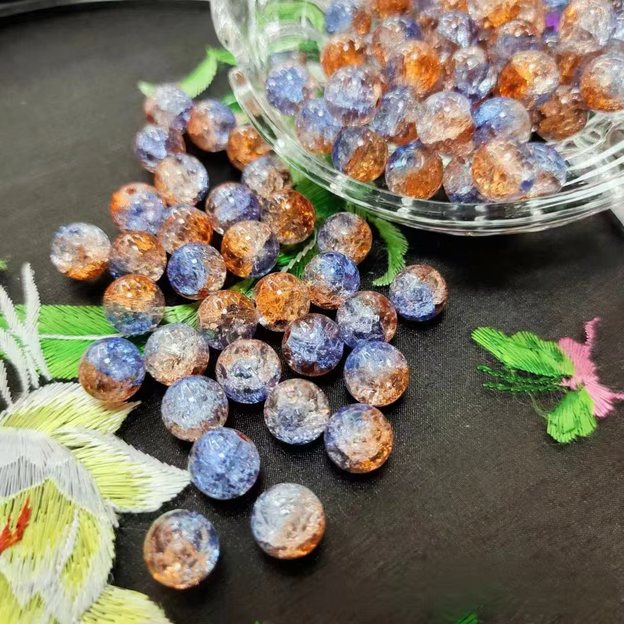 Lucky Bag,Colored Glass beads(Open in live)