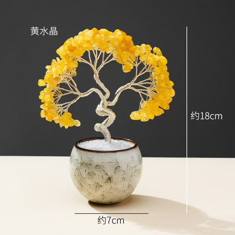 6-Tupe/Color, (Silver Tree Trunk)Wealth Tree, Energy Tree, Crystal Tree 33