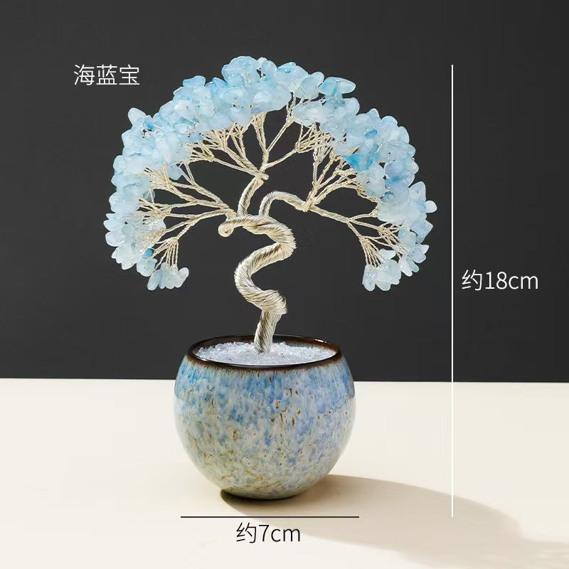 6-Tupe/Color, (Silver Tree Trunk)Wealth Tree, Energy Tree, Crystal Tree 33