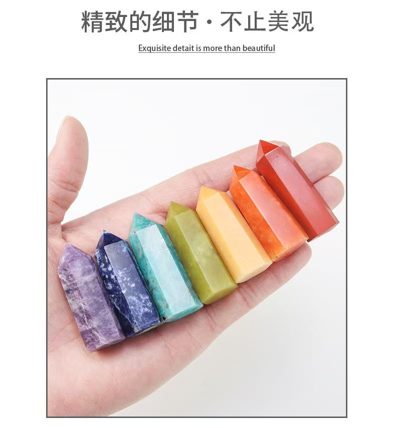 8-Types,Natural crystal raw stone specimen