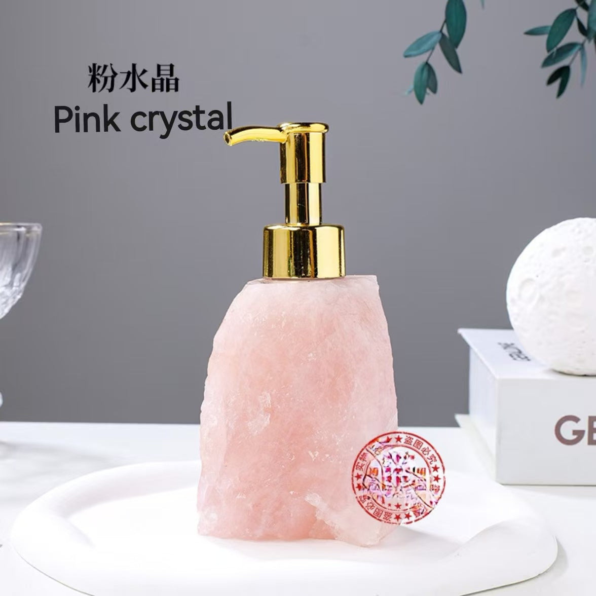 8-Types/Color ,Natural Crystal Raw Stone Bottle