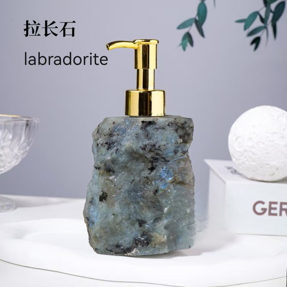 8-Types/Color ,Natural Crystal Raw Stone Bottle