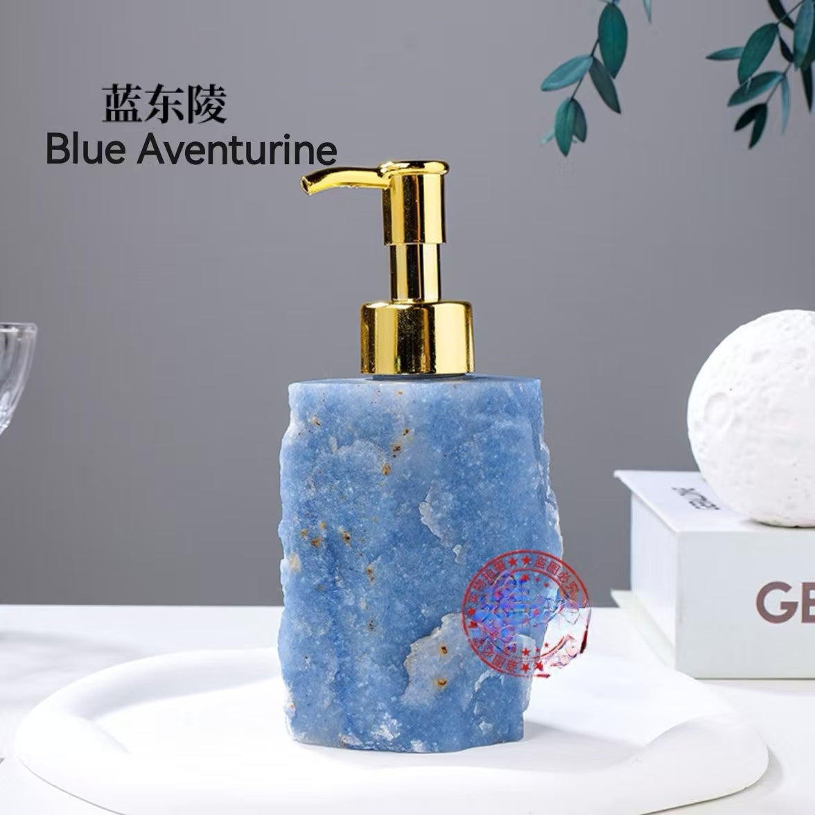 8-Types/Color ,Natural Crystal Raw Stone Bottle