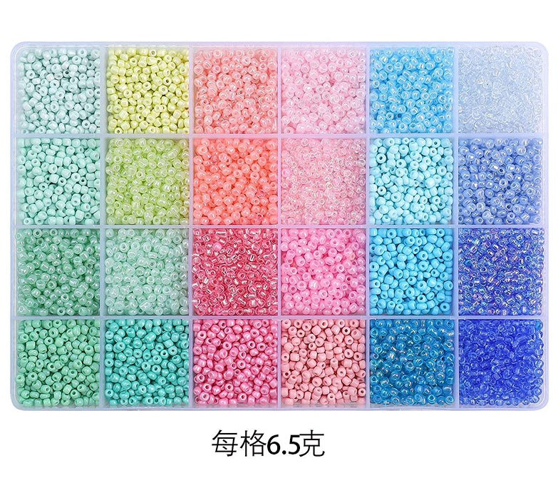 8*24 -Color 3mm Glass Seed Beads set