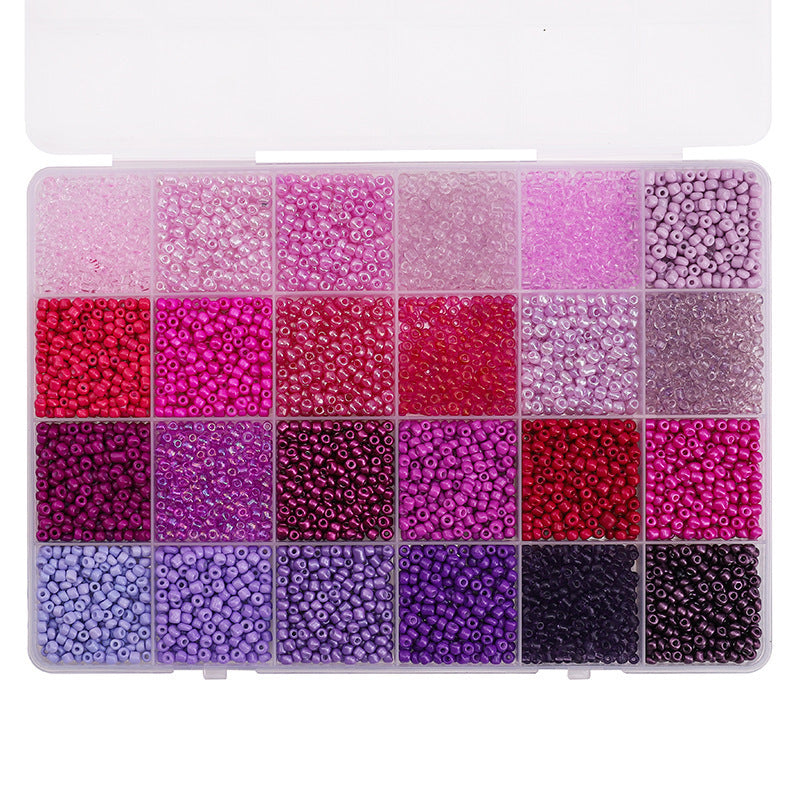8*24 -Color 3mm Glass Seed Beads set