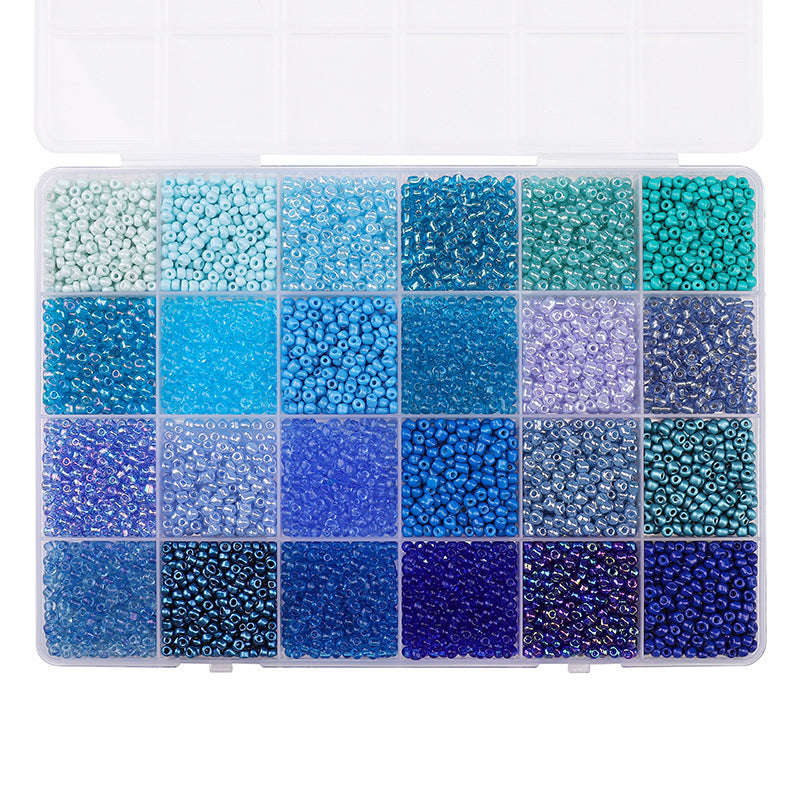 8*24 -Color 3mm Glass Seed Beads set