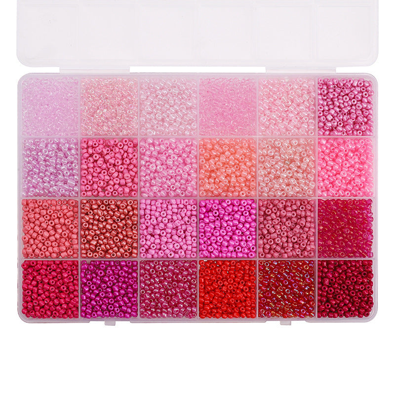 8*24 -Color 3mm Glass Seed Beads set