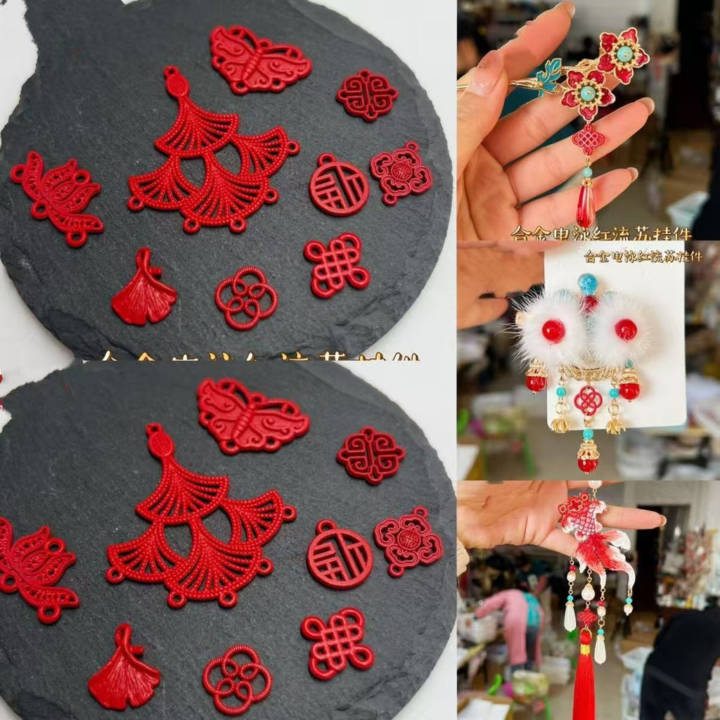 Golden and silver  color accessories