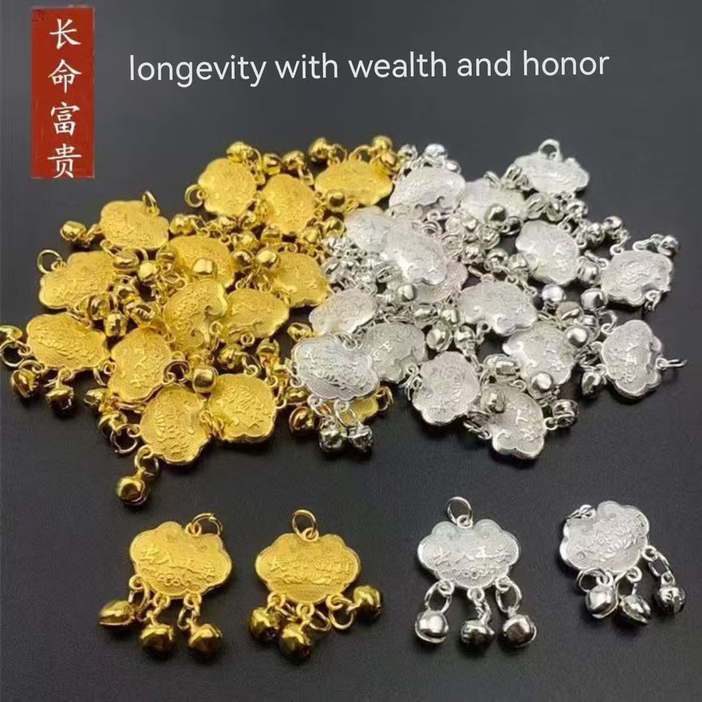 Golden and silver  color accessories