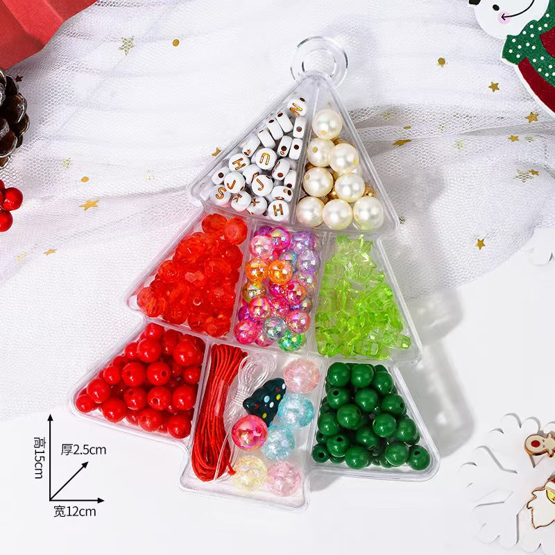 6-Types,Children's Christmas style  bead,DIY material set