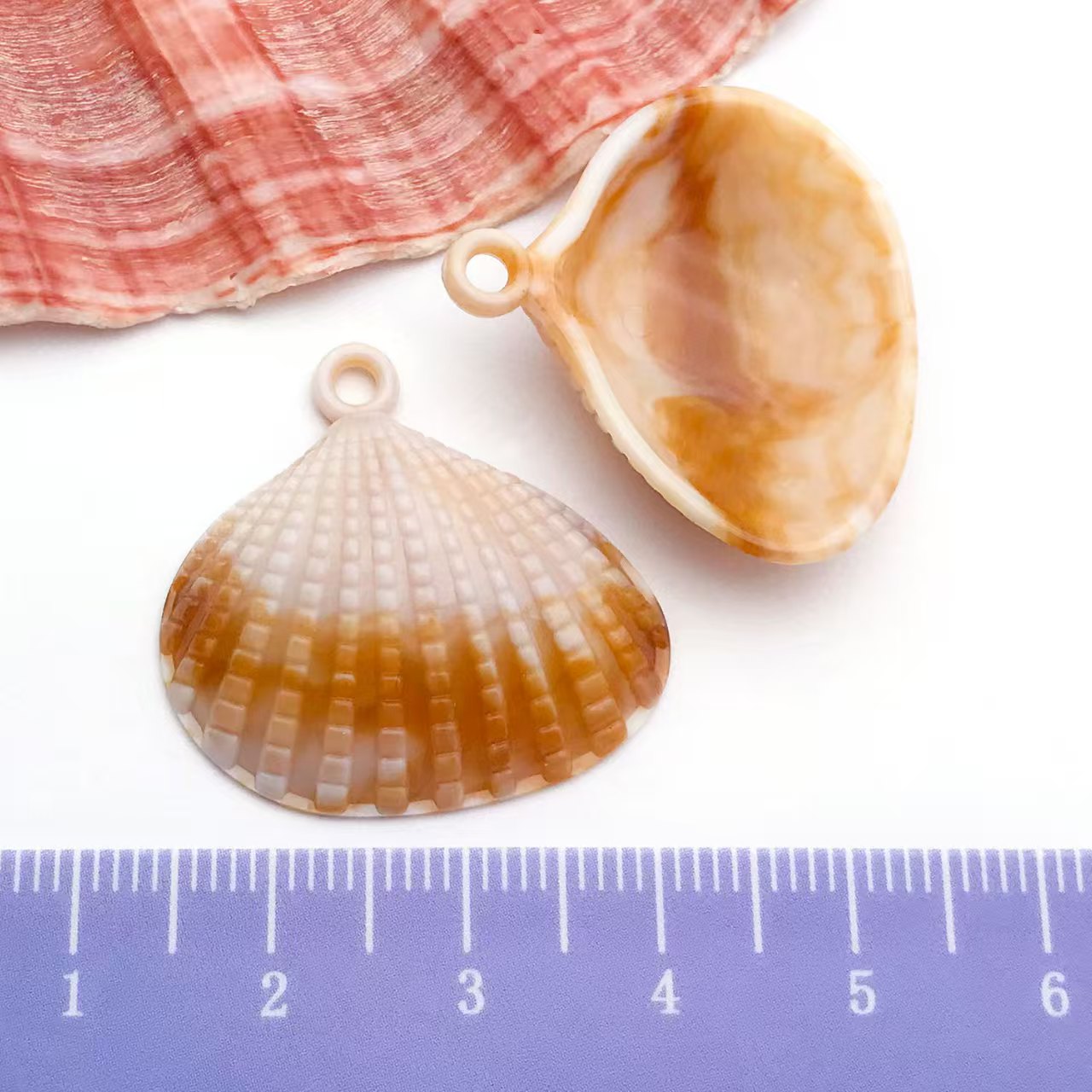 22Types,Acrylic imitation shell ,conch, starfish, pendant set