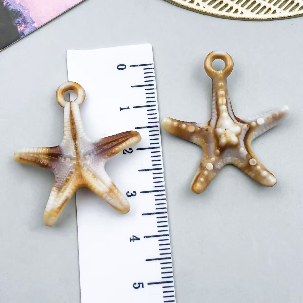 22Types,Acrylic imitation shell ,conch, starfish, pendant set
