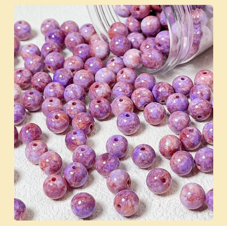40-Color, Oil painting glass beads