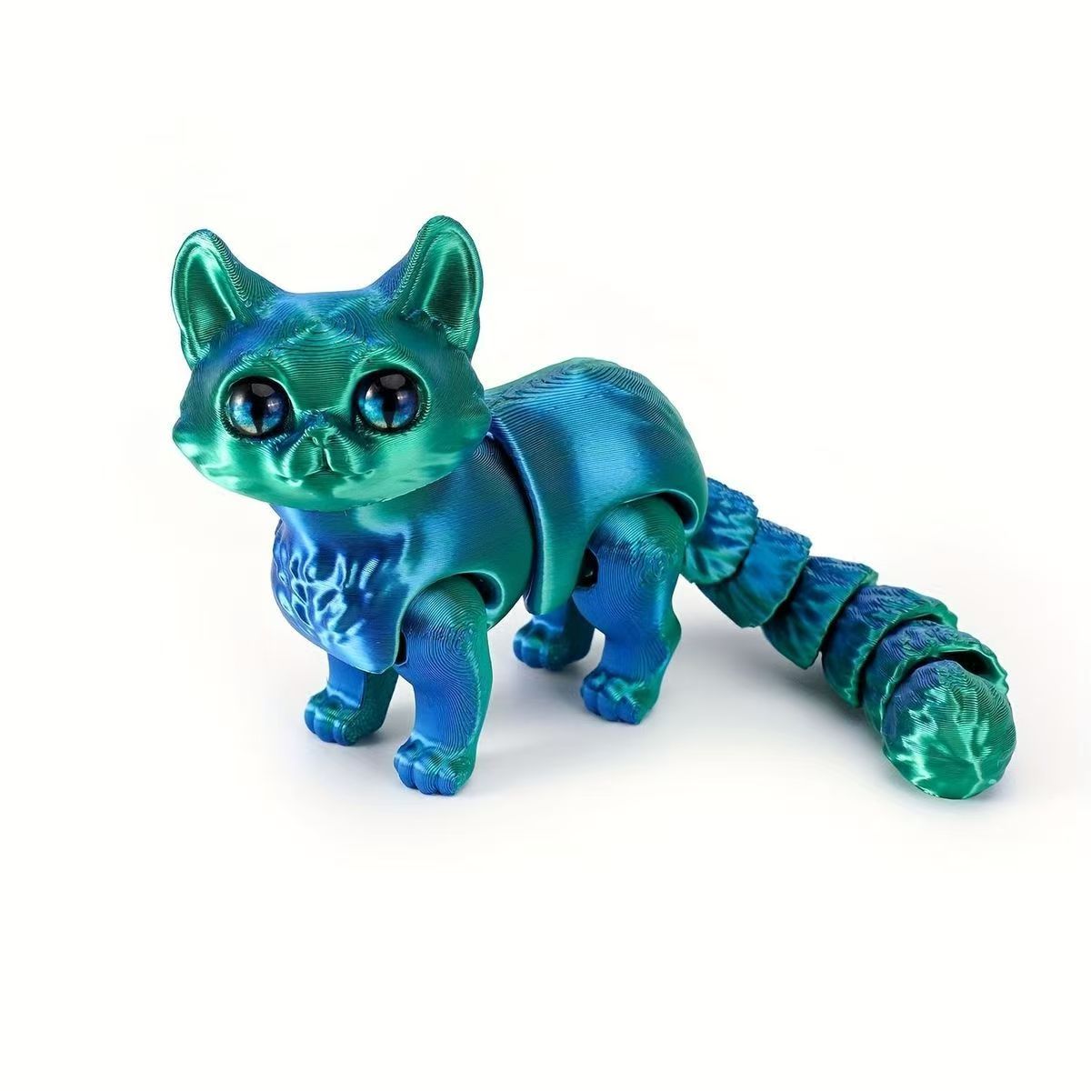 3D printed cat , Super cute little cat toy (Random Color)