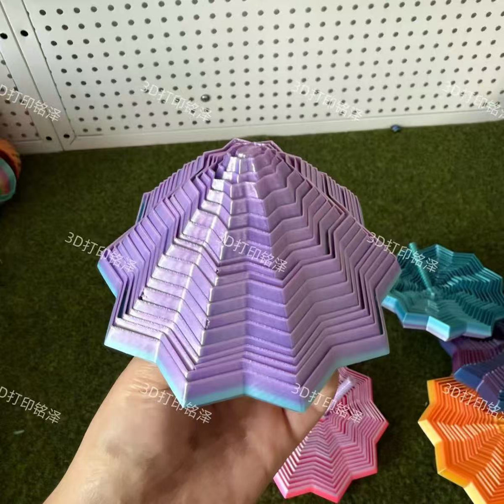 5-Color ,3D printing, polygons, carrot towers Medium Size11.5cm