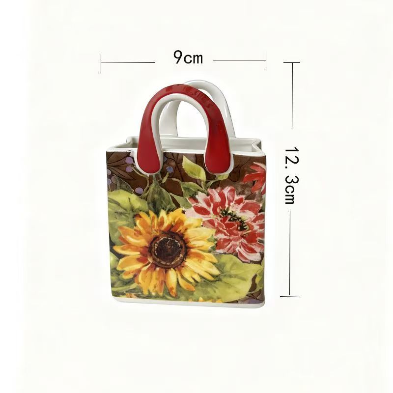 2-Color,Ceramic bag, Storage jar