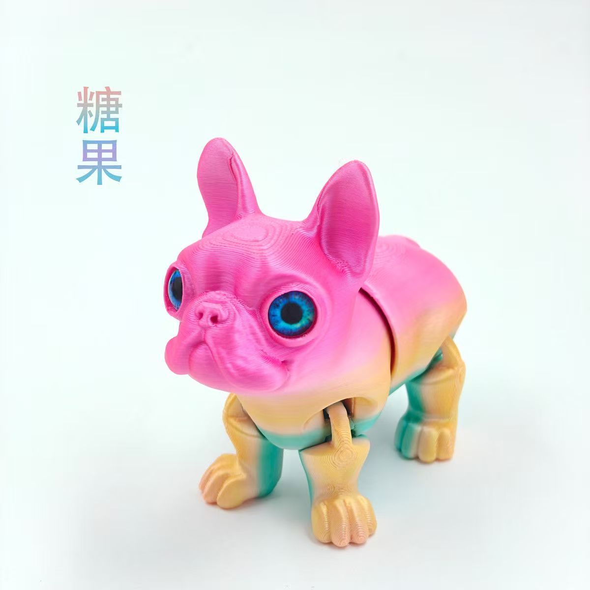 7-Color 3D printed toys, Puppies