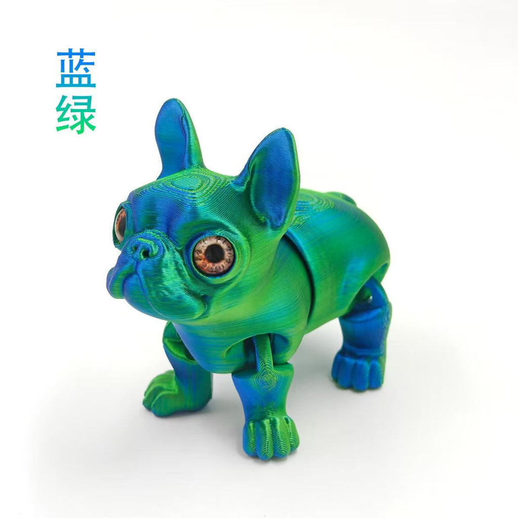 7-Color 3D printed toys, Puppies