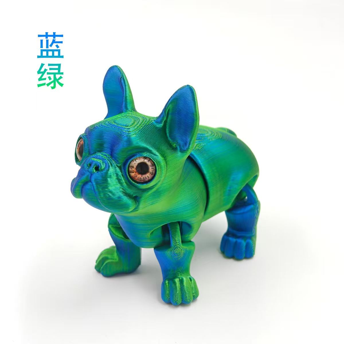 7-Color 3D printed toys, Puppies