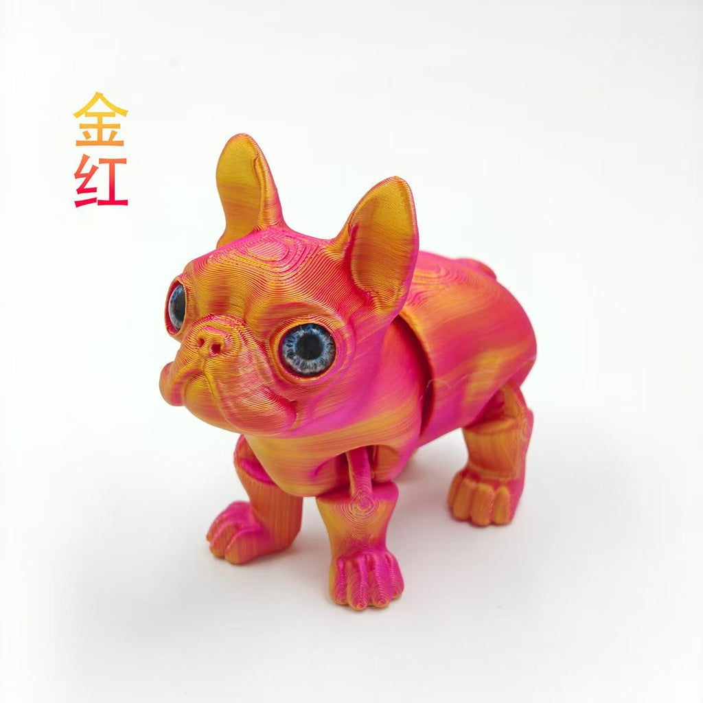 7-Color 3D printed toys, Puppies