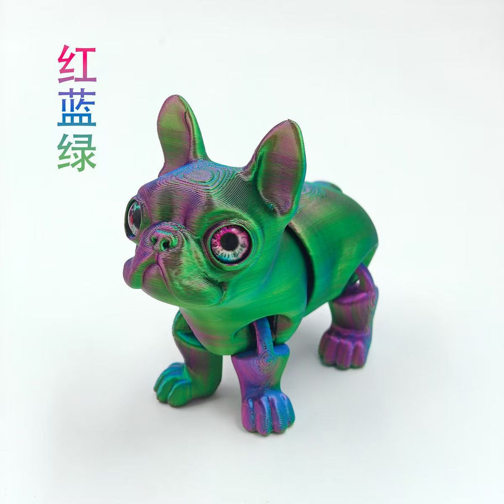 7-Color 3D printed toys, Puppies