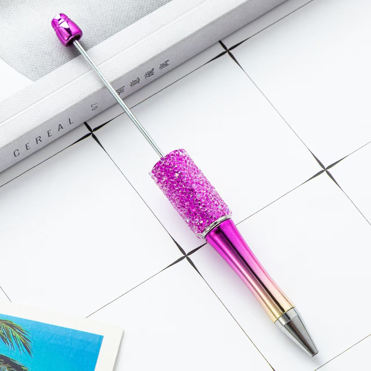 5 -gradient colour ,New sugar beads pen , DIY pen, creative