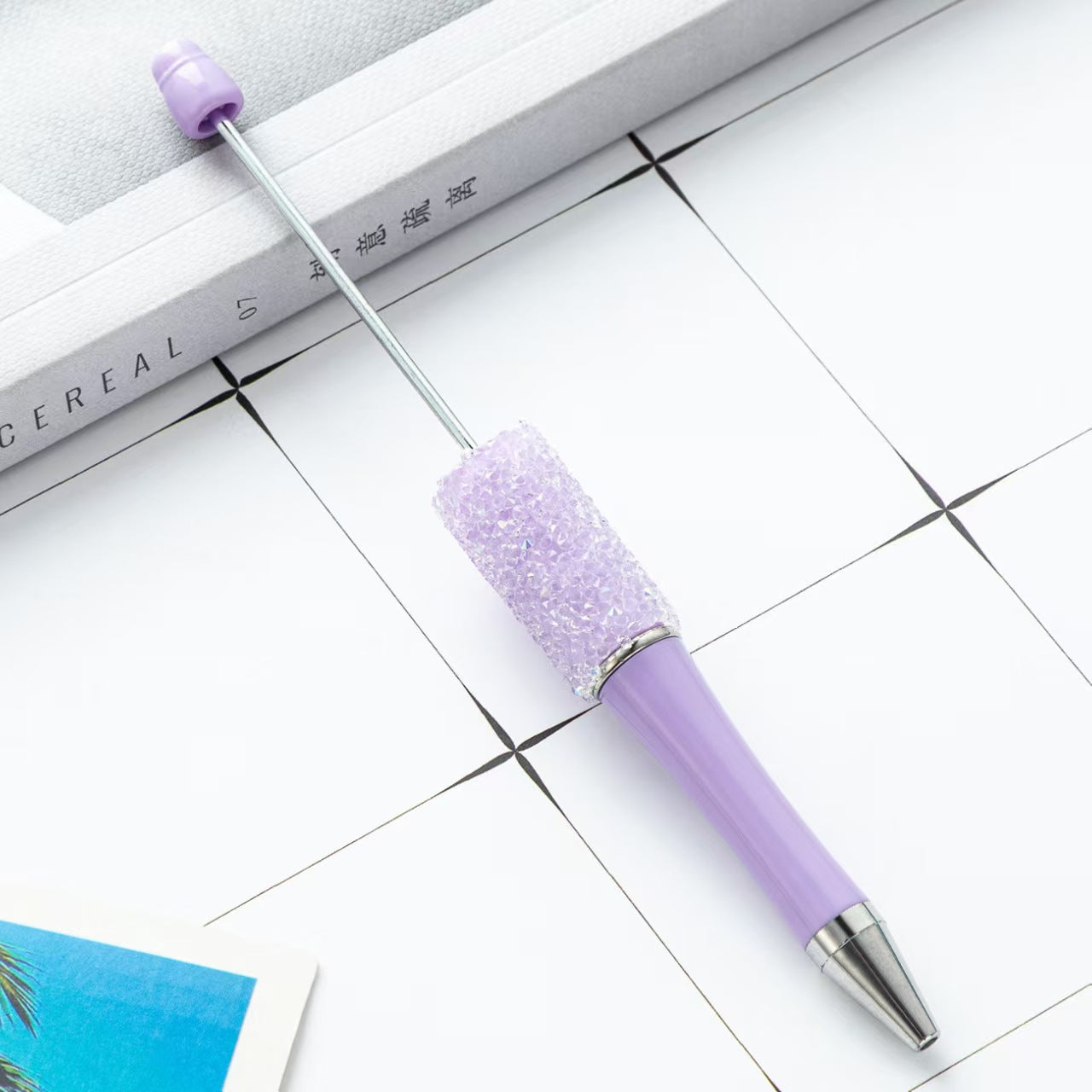 34-color Sugar beaded pen,  DIY pen, beaded pen