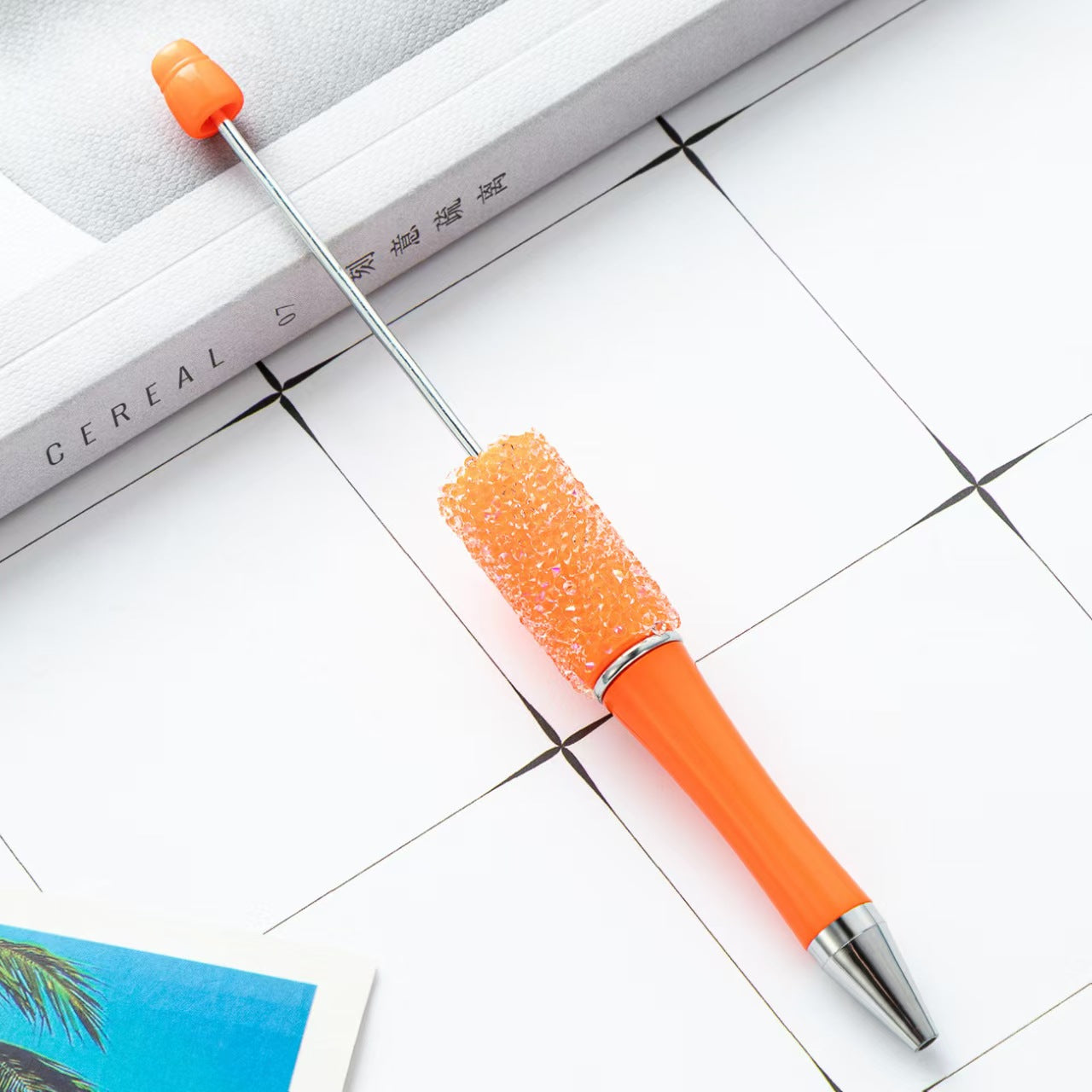 34-color Sugar beaded pen,  DIY pen, beaded pen