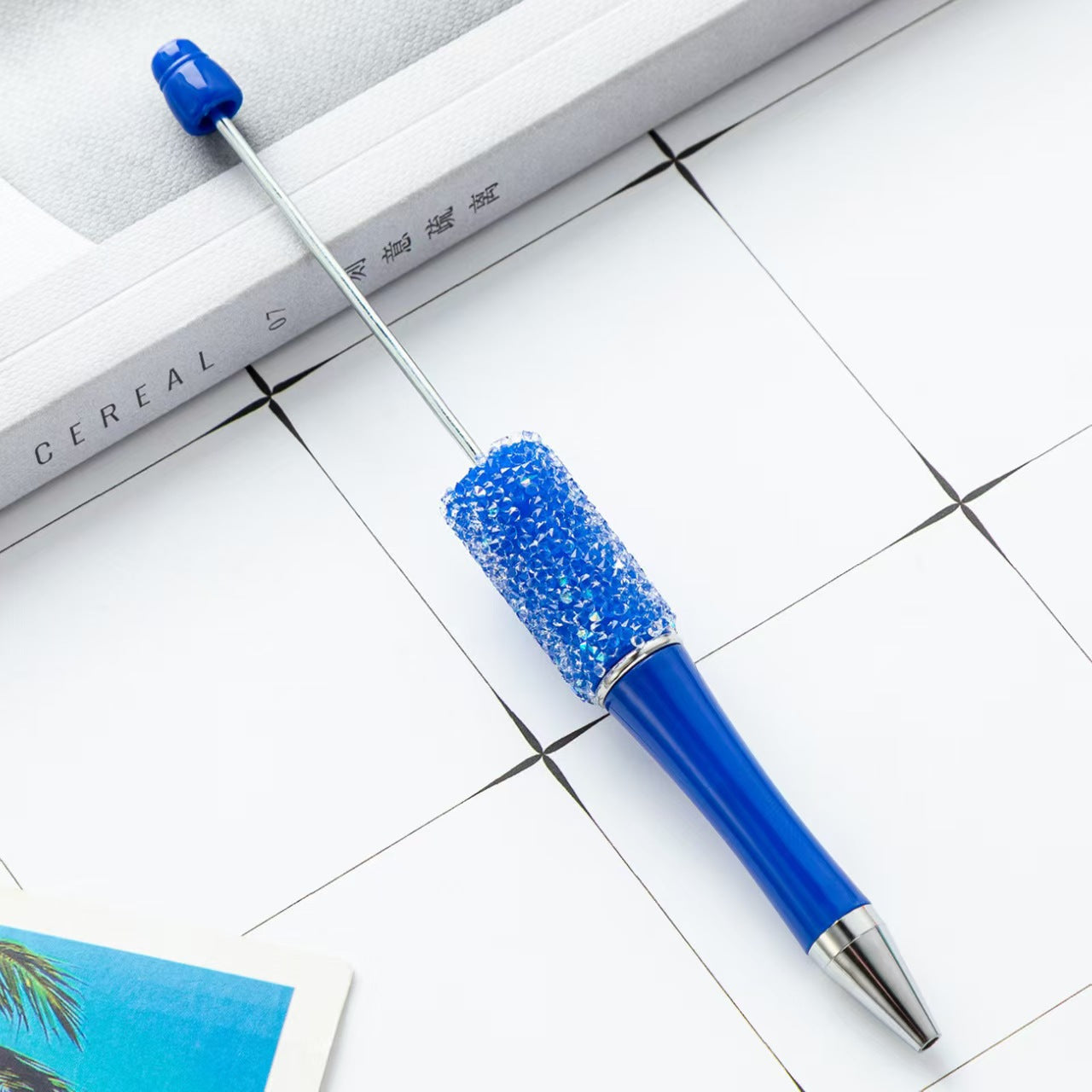 34-color Sugar beaded pen,  DIY pen, beaded pen