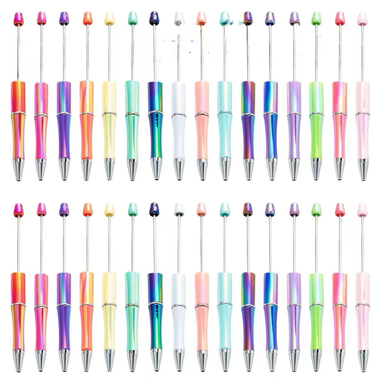 25 -gradient color Electroplating UV DIY new beaded pen