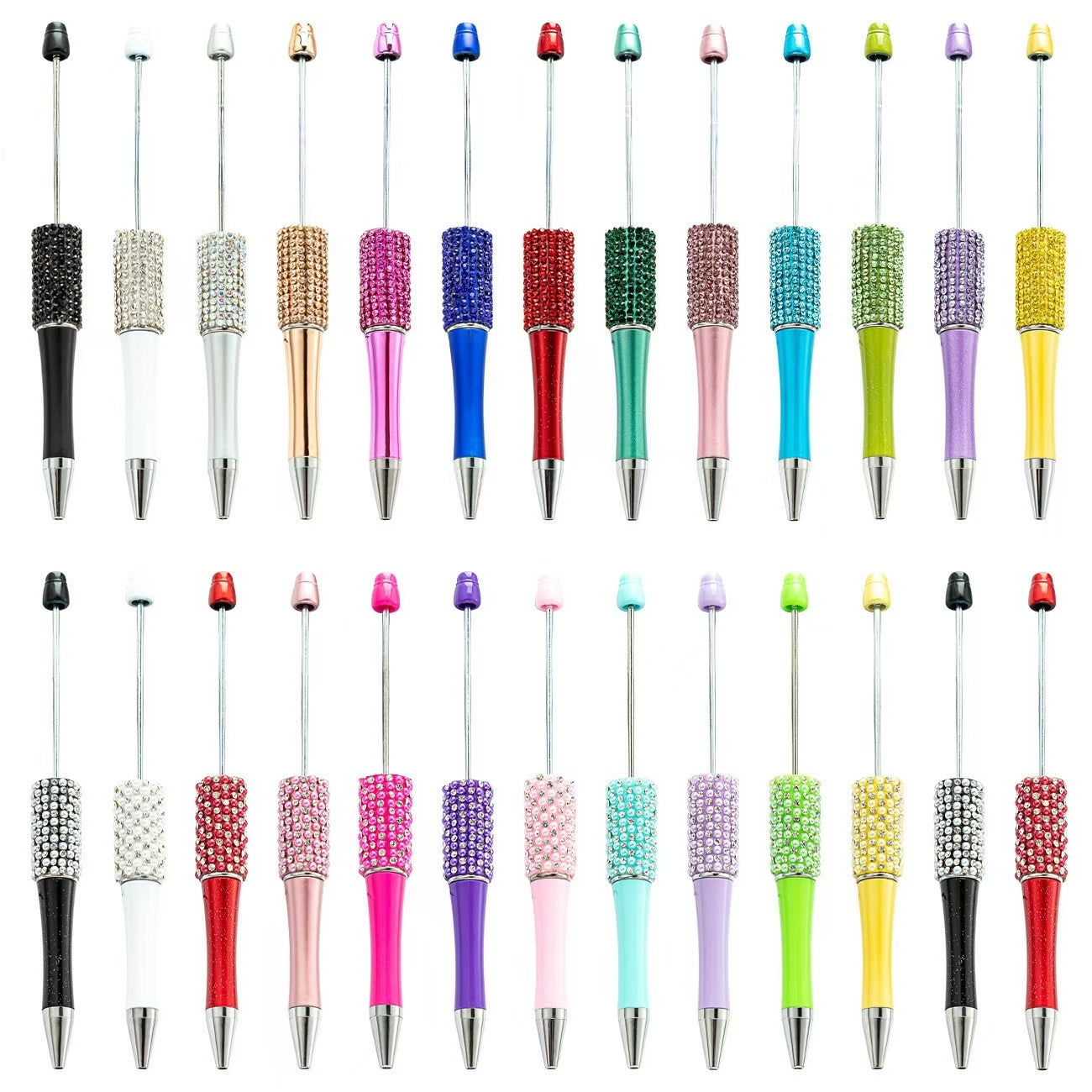 42-colour diamond &amp; diamond&nbsp; colorful-pearl DIY beaded pen