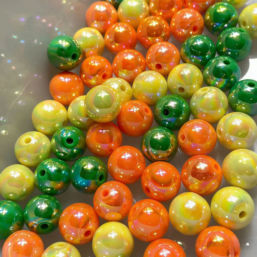 40 -Color, 10mm Acrylic Beads