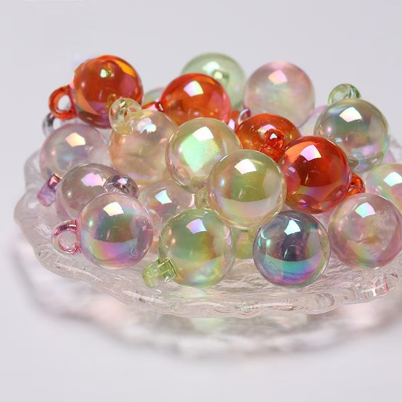 16mm Acrylic Beads, Multiple types and colors of mixed beads