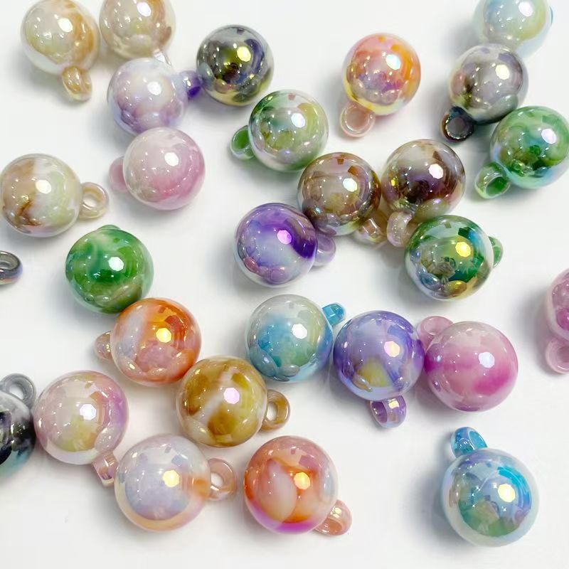 16mm Acrylic Beads, Multiple types and colors of mixed beads