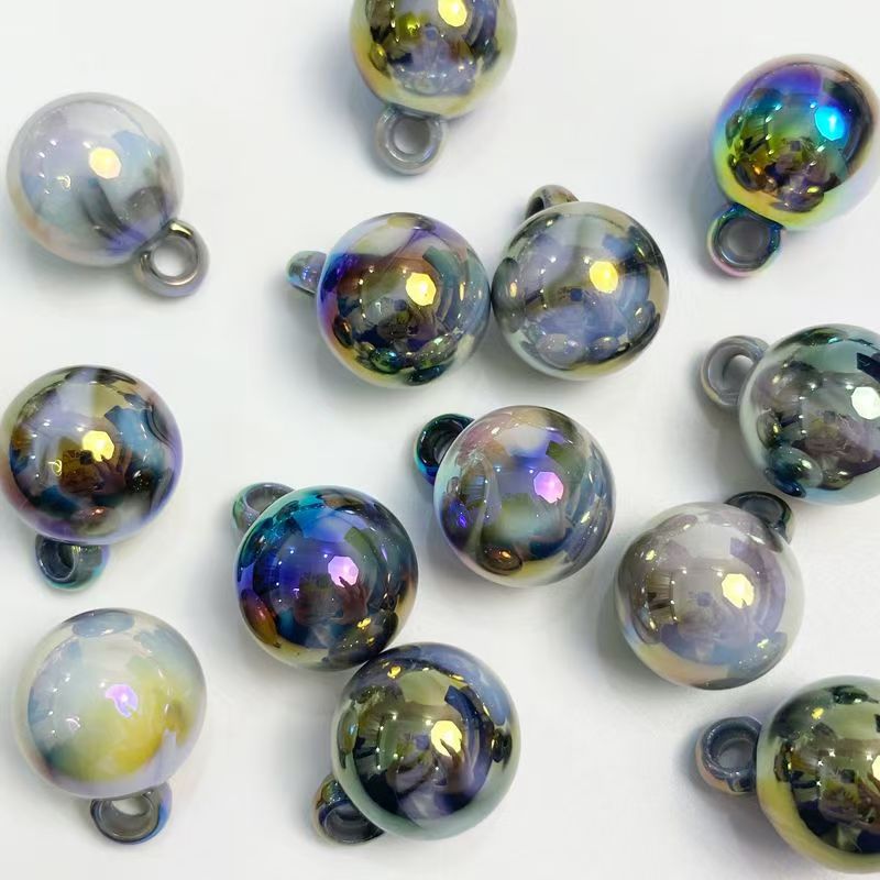 16mm Acrylic Beads, Multiple types and colors of mixed beads