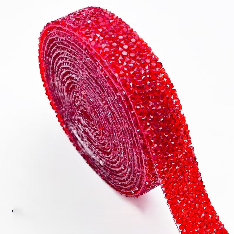 8-Color 4-Size 3yard , Resin Diamonds, Diamond Ribbons, Diamond Strips DIY，Sugar diamonds