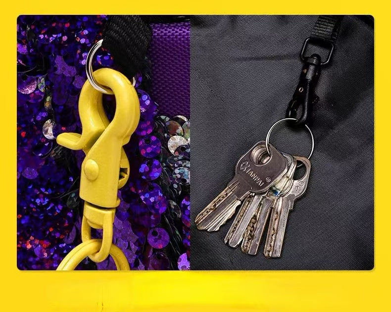 4-Color Colorful backpack, waterproof polyester ultra lightweight