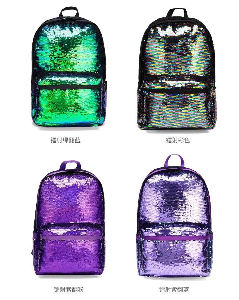 4-Color Colorful backpack, waterproof polyester ultra lightweight