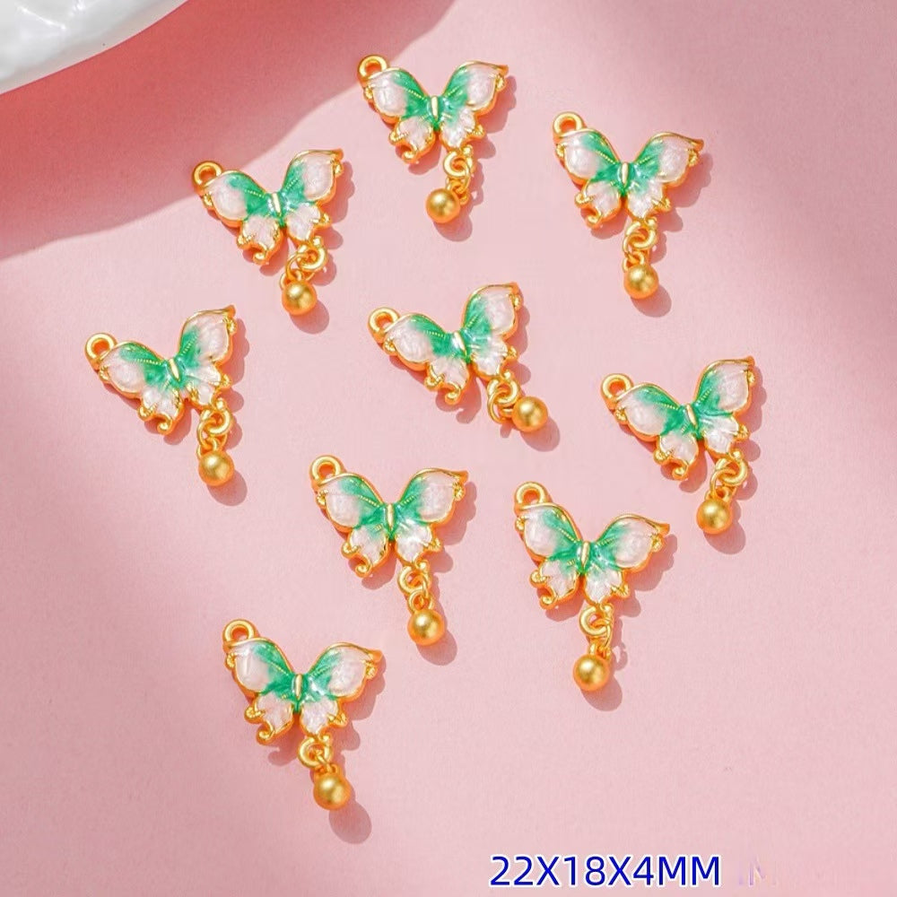 Colored golden accessories