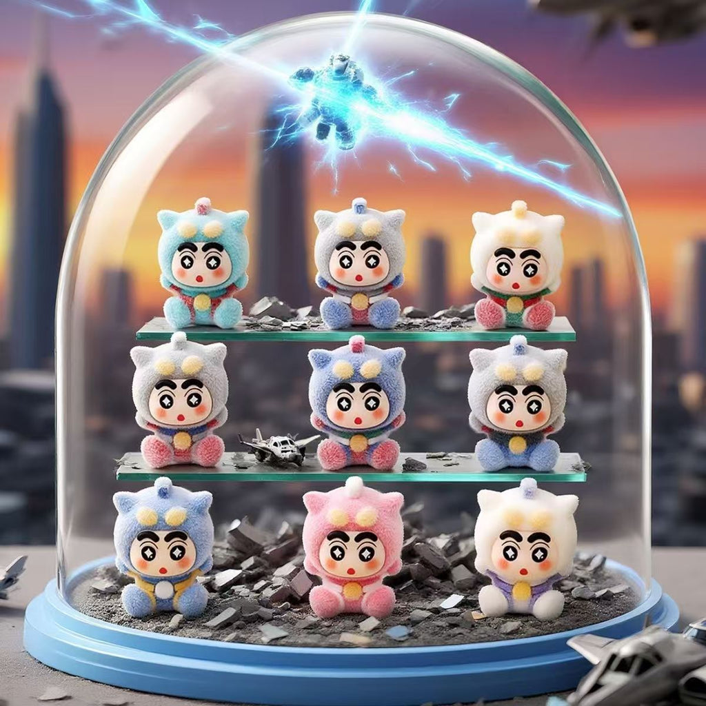 Superman Shin plush cute figurine, cartoon adorable desktop decoration, trendy toy doll, creative small gift, wholesale