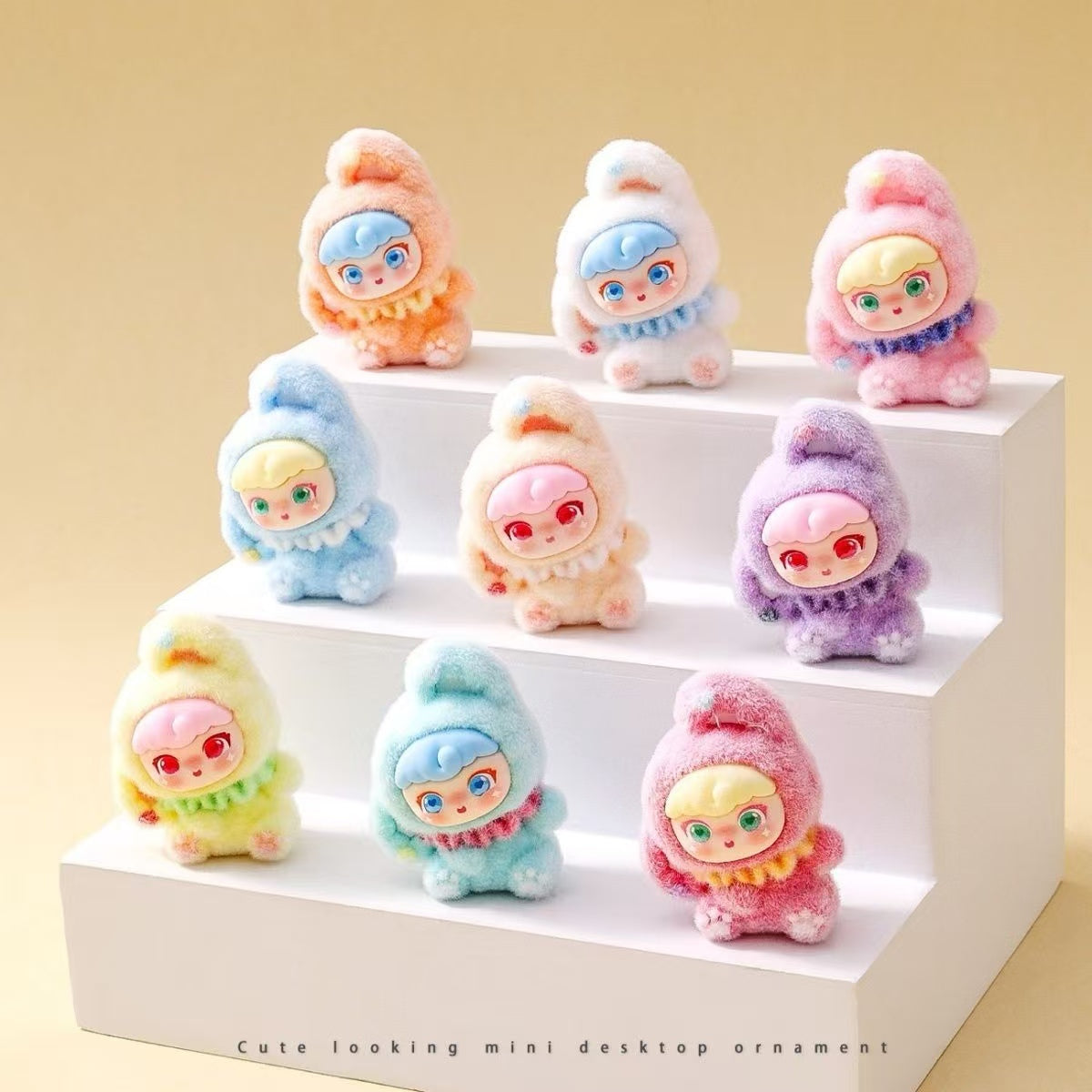 Flocked Tilt-Head Dora Cute Figurine