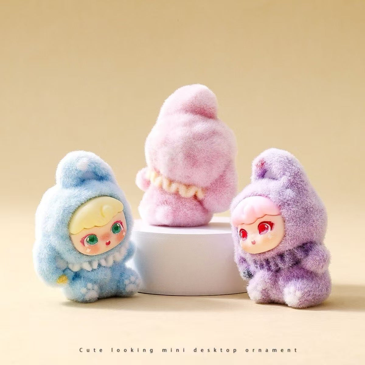 Flocked Tilt-Head Dora Cute Figurine